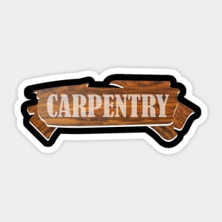 Carpenter carpenter carpenters craftsman saws Sticker